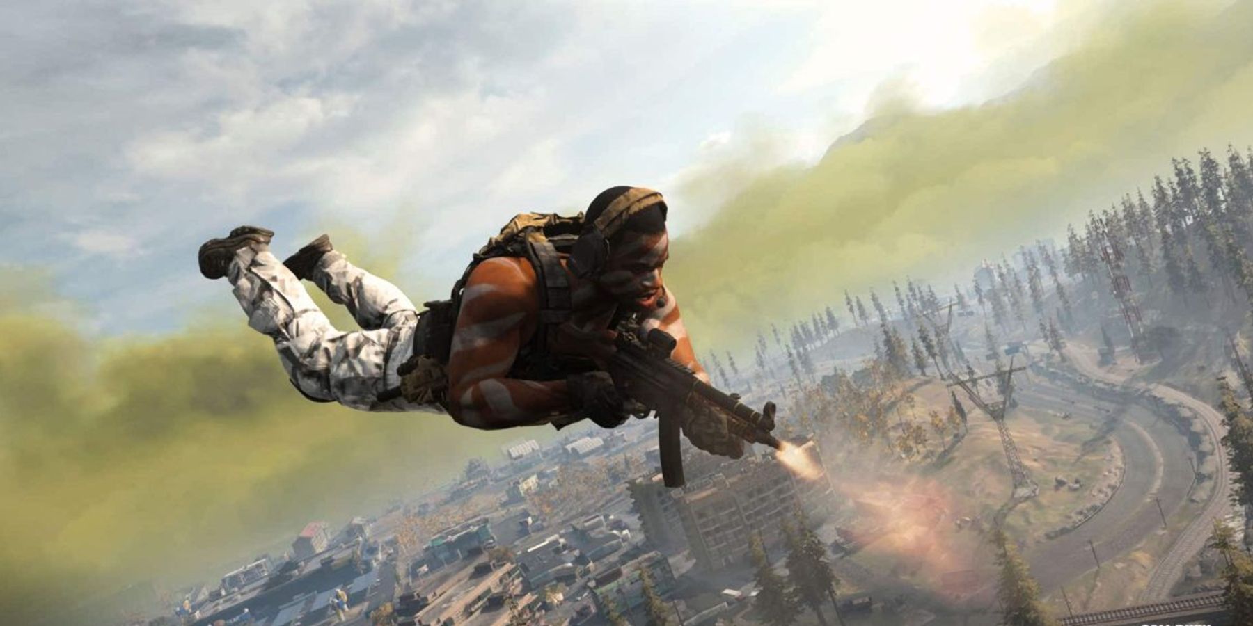 warzone falling from the sky