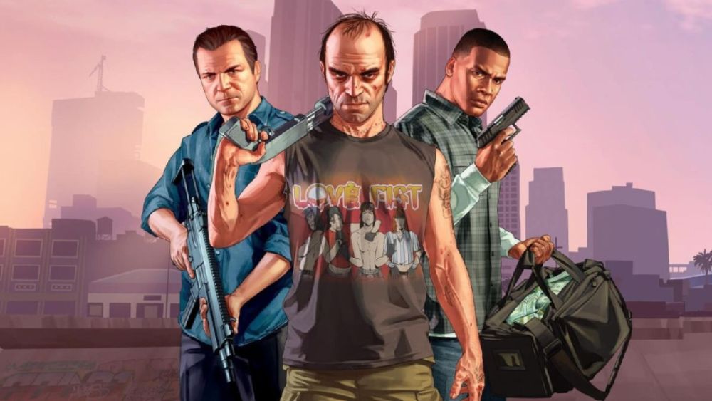gta 5 hauptfiguren schlüsselkunst
