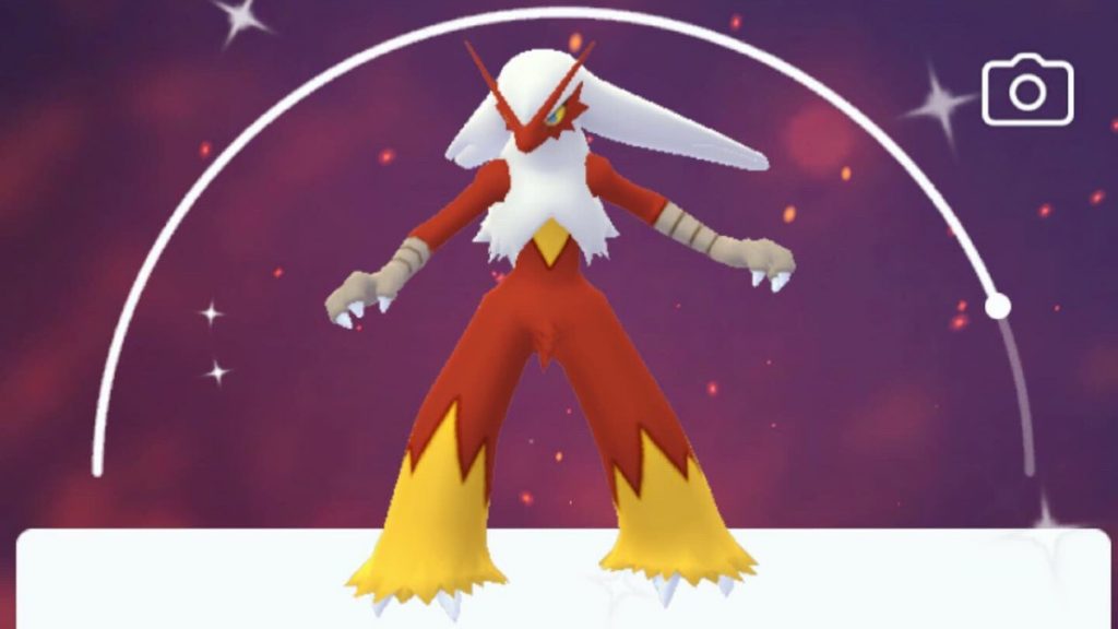 Glänzende Blaziken Pokemon GO Aufbewahrung