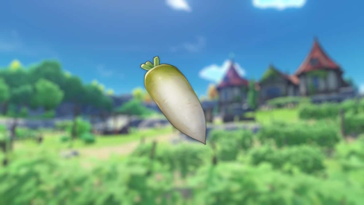 Where to Find Radish in Genshin Impact