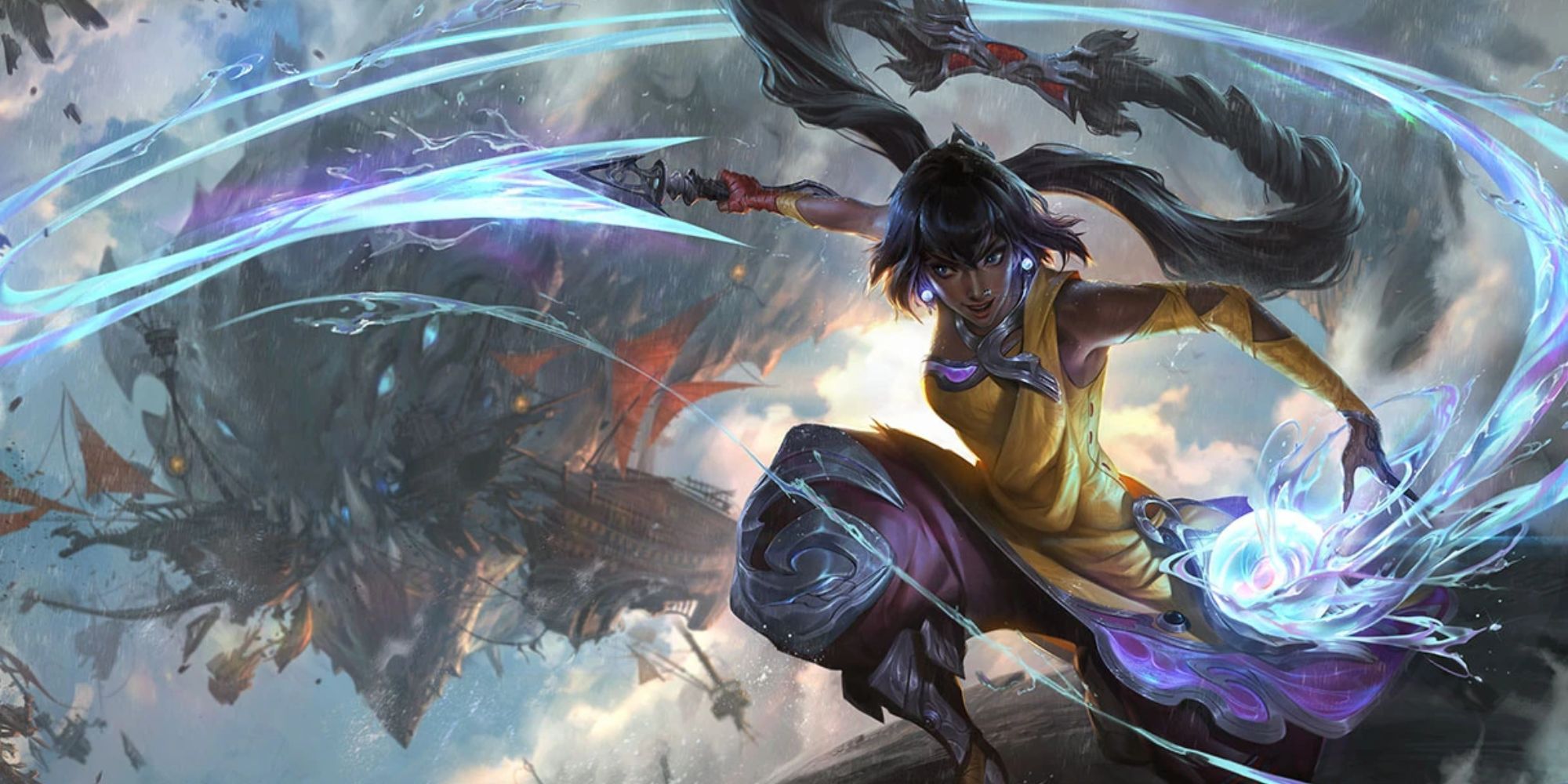 League of Legends Nilah Splash Art