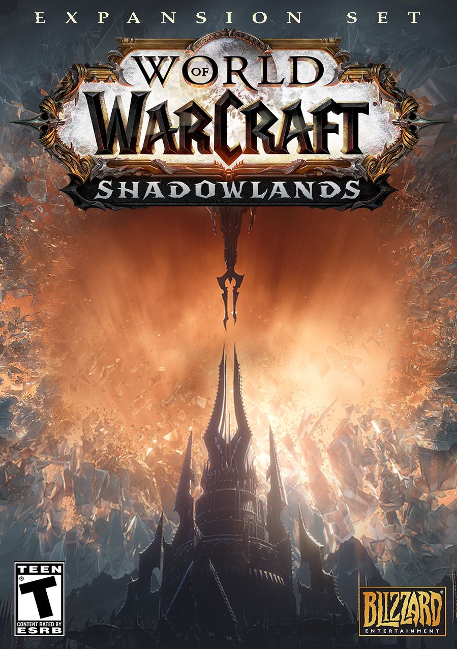 World of Warcraft Shadowlands Cover Art Mockup
