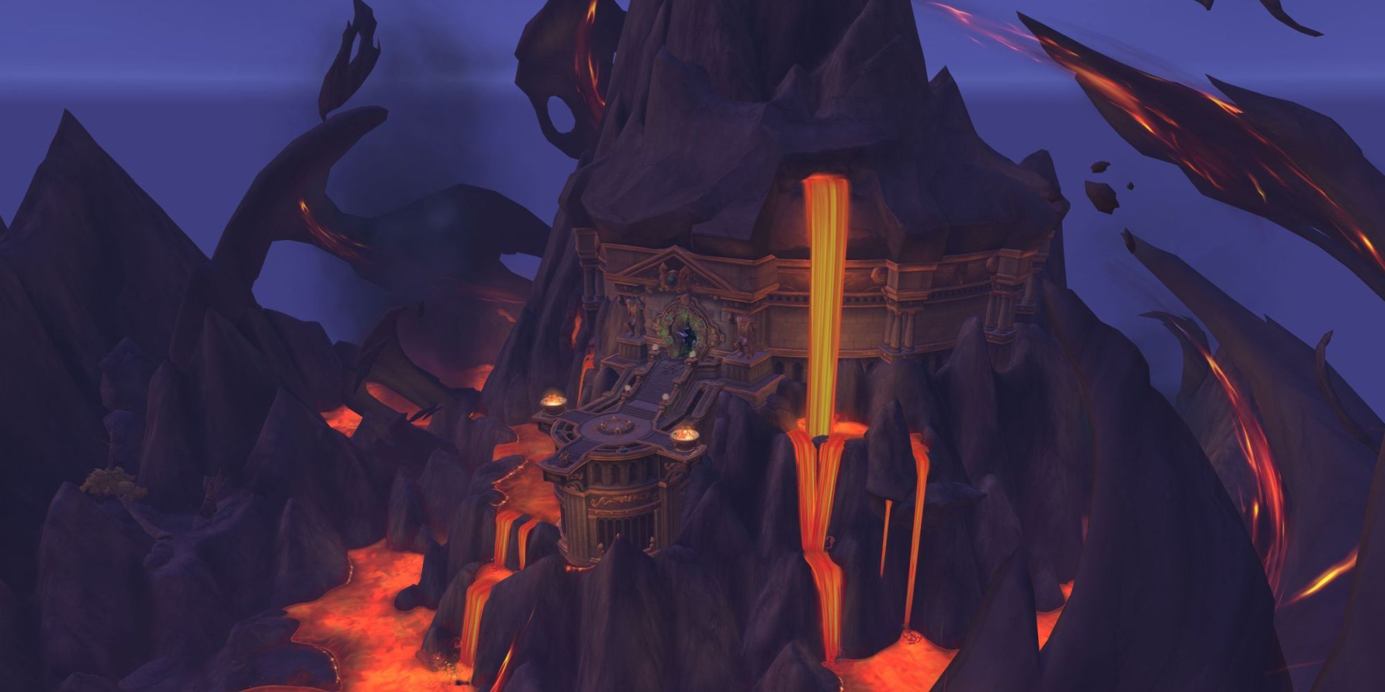 Das Äußere des Gewölbes der Inkarnierten in World of Warcraft: Dragonflight