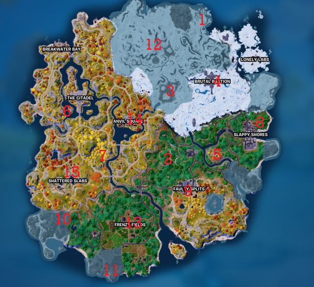Alle NPC-Standorte in Fortnite Kapitel 4, Staffel 1