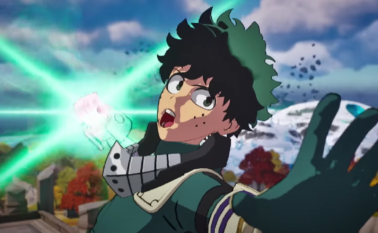 Deku von My Hero Academia, im Trailer von Fortnite Battle Royale Kapitel 4 Credit: Toho und Epic Games