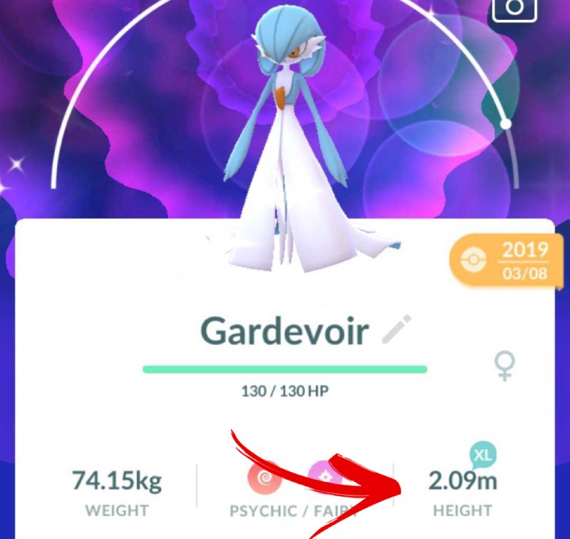 So überprüfen Sie die Pokemon-Größe Pokemon GO