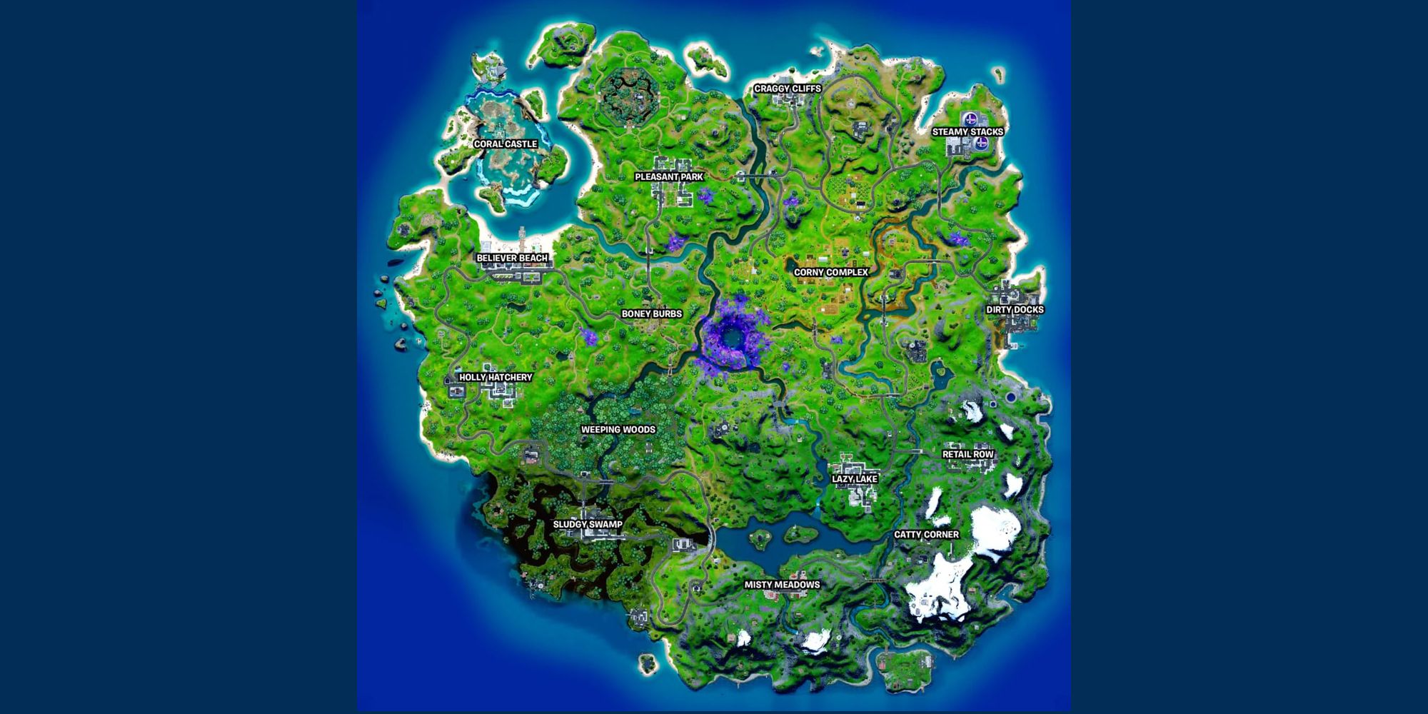 Fortnite Kapitel 2 Staffel 7 Karte