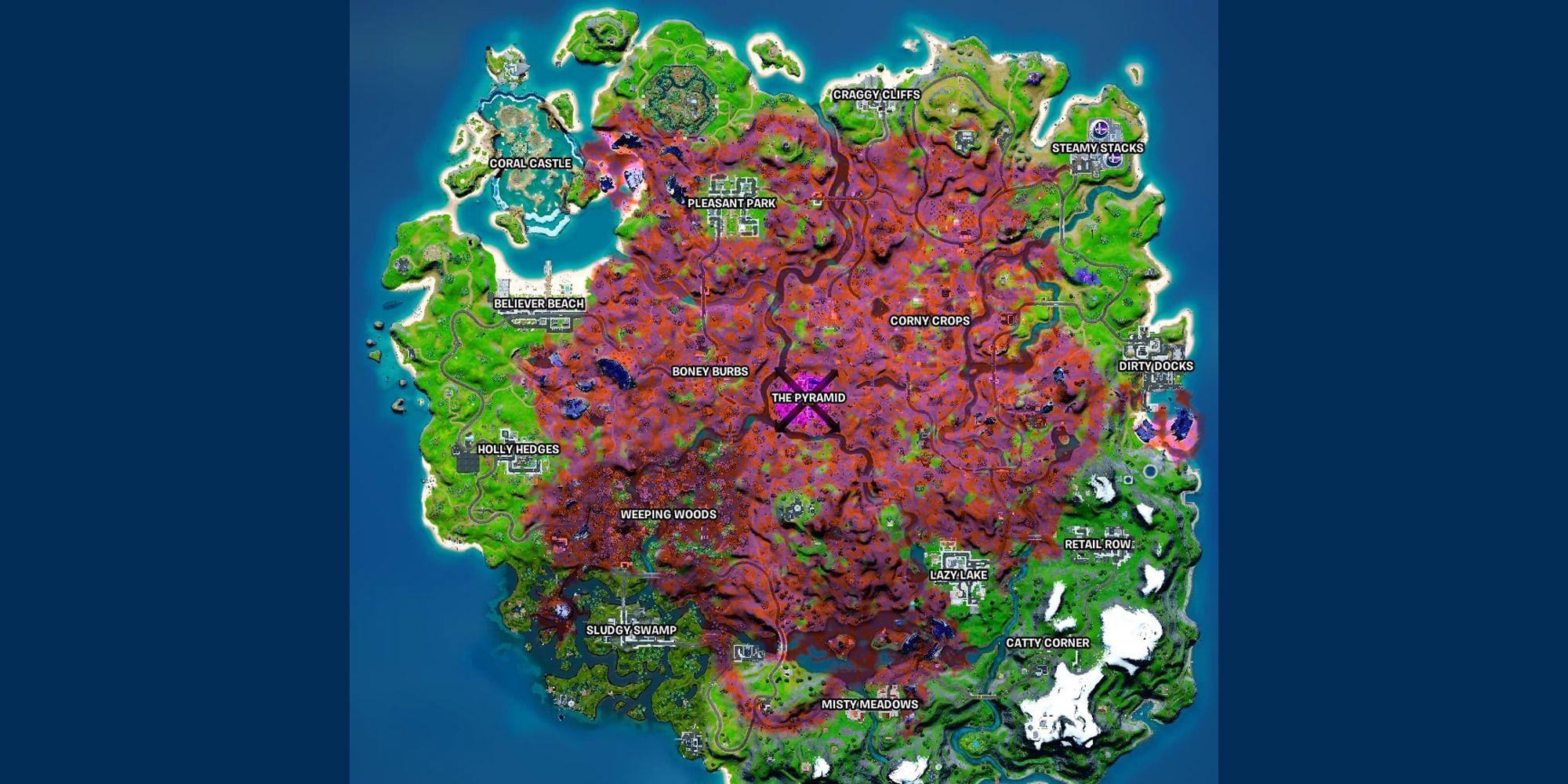Fortnite Kapitel 2 Staffel 8 Karte