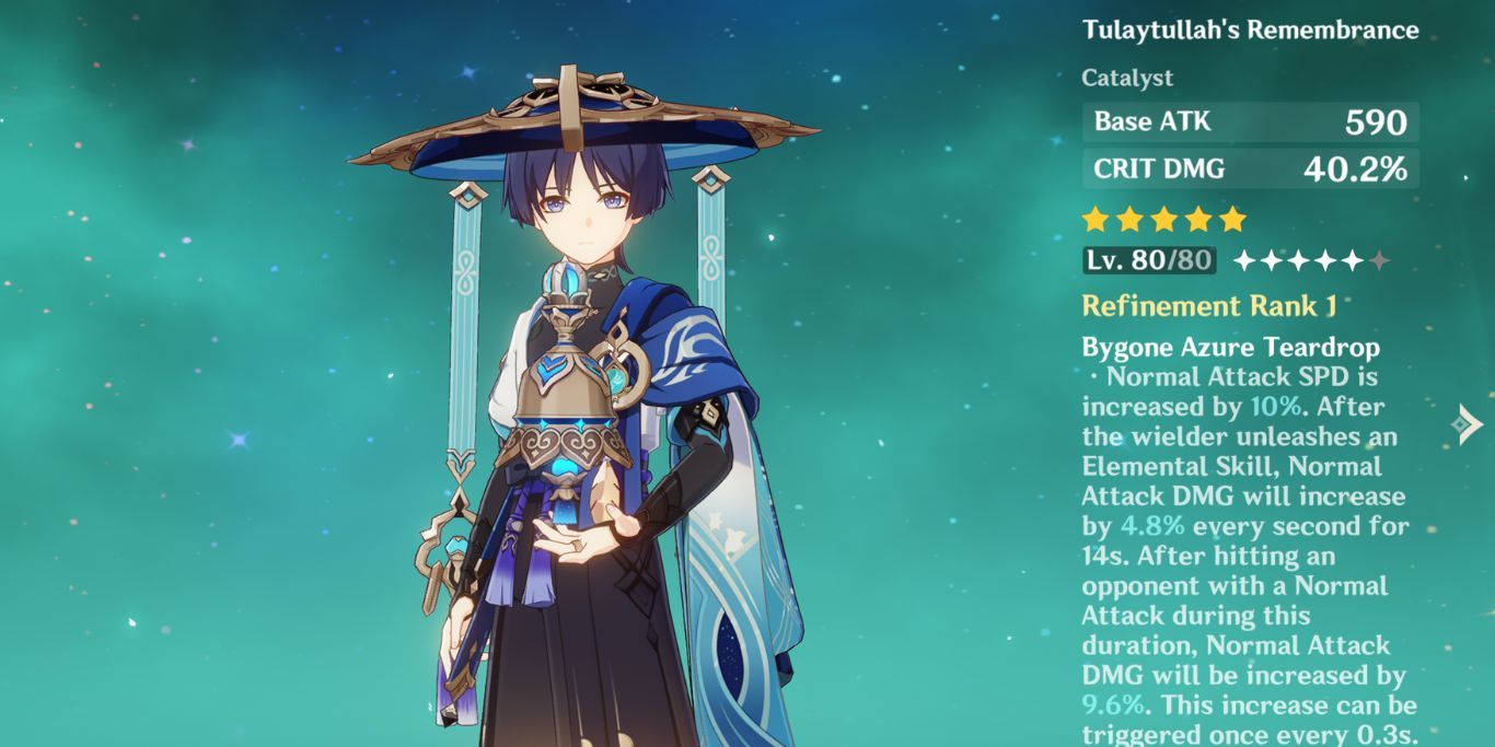 Genshin Impact Wanderer mit Tulaytullahs Erinnerung