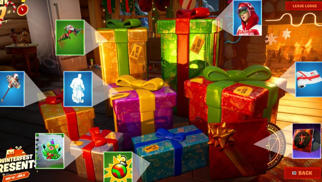 Fortnite Winterfest Geschenke Guide 2022