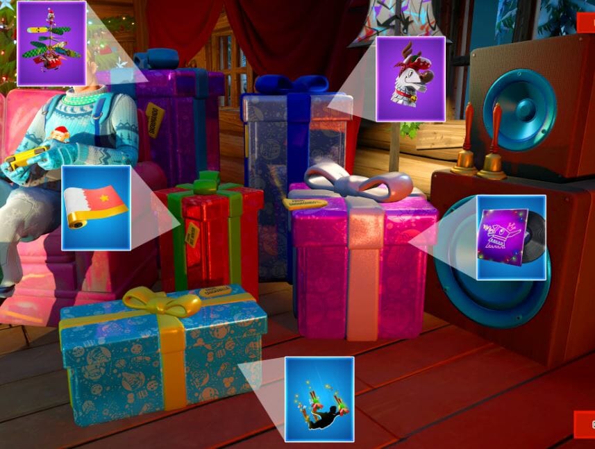was geschenke sind was in fortnite 2022