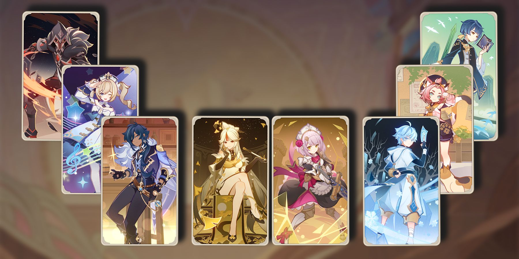Beste Verteidigungsteams für Genshin Impact Genius Invokation TCG