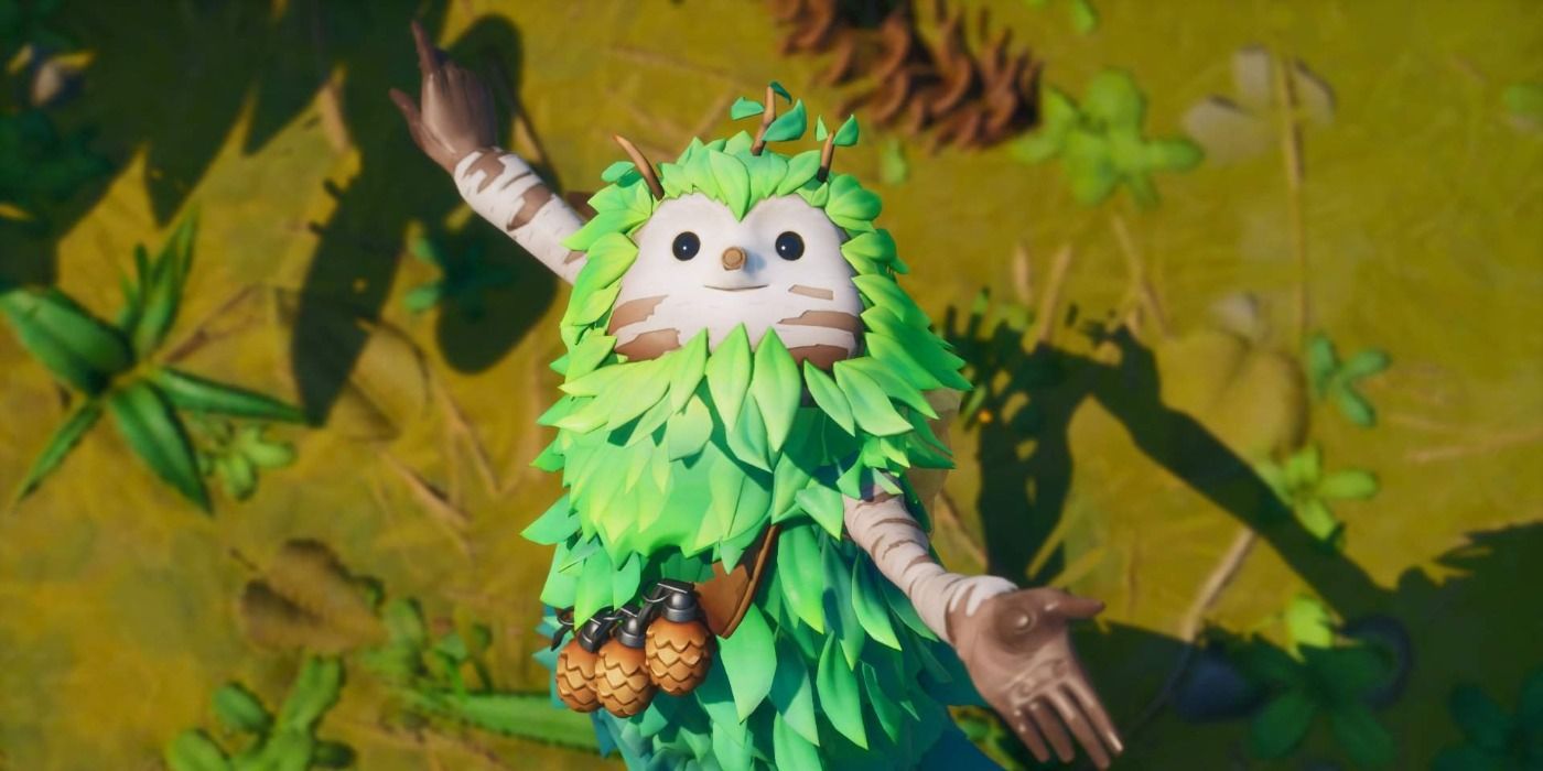 Fortnite Bush Ranger mit Blick auf den Himmel