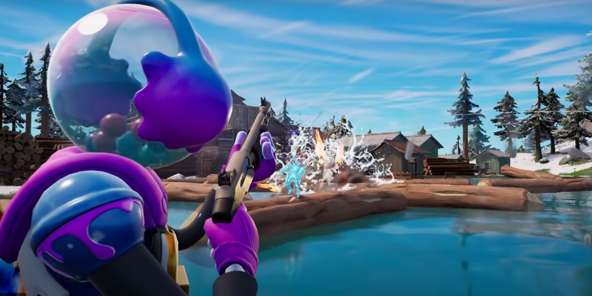 Gumbo mit Schrotflinte fortnite