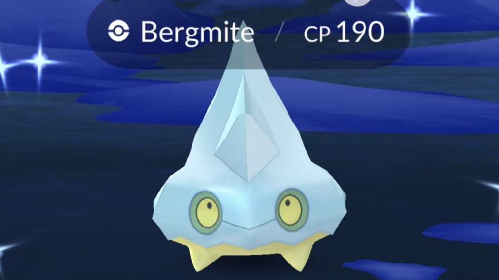 Fange Shiny Bergmite Pokemon GO