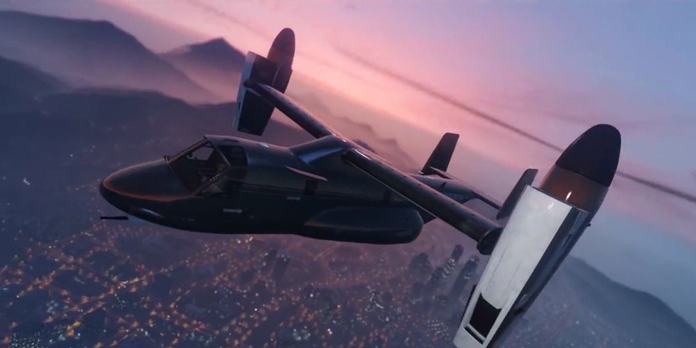 Luftschiff aus dem Trailer zu Doomsday Heist von Grand Theft Auto Online
