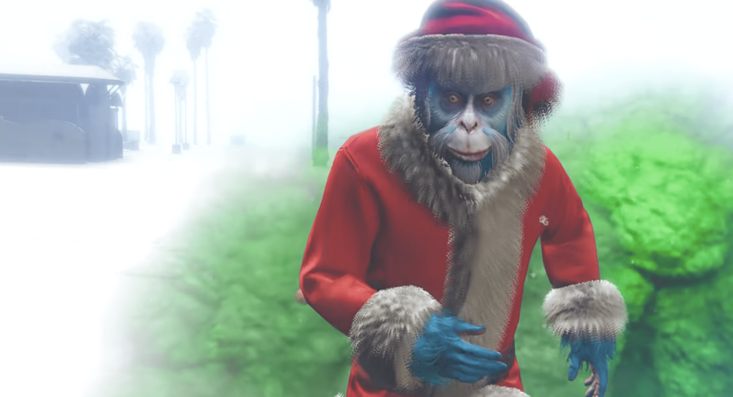 Gooch von GTA Online ist ein festlicher Unhold auf einer Verbrechenstour