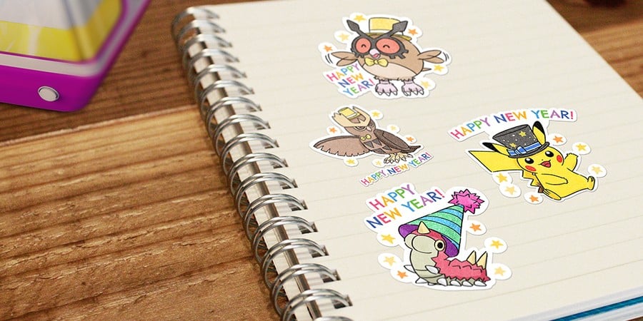Pokémon GO Silvester 2023 Sticker