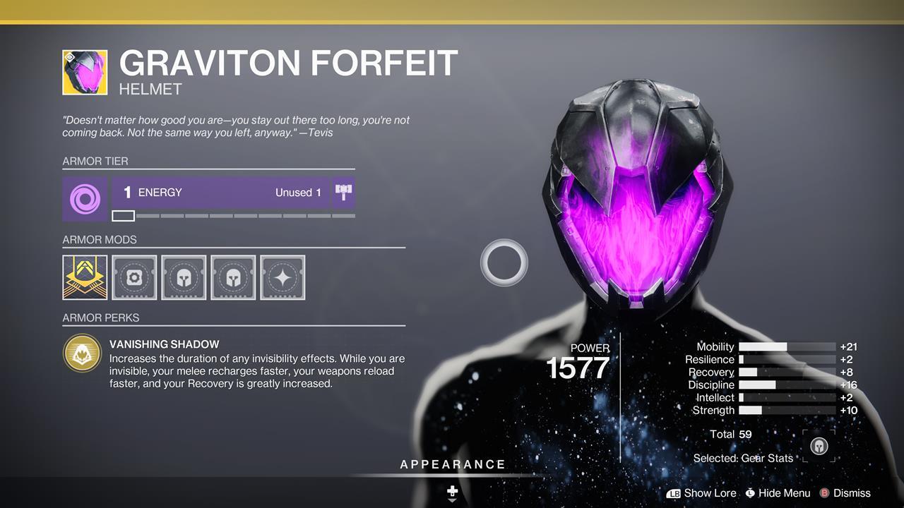 Graviton verwirkt