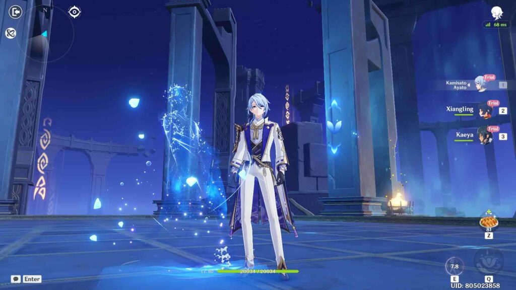 5 Gründe, warum Kamisato Ayato Ihr nächster Genshin Impact-Ehemann sein sollte Ayato mit seinen elementaren Fähigkeiten in Genshin Impact
