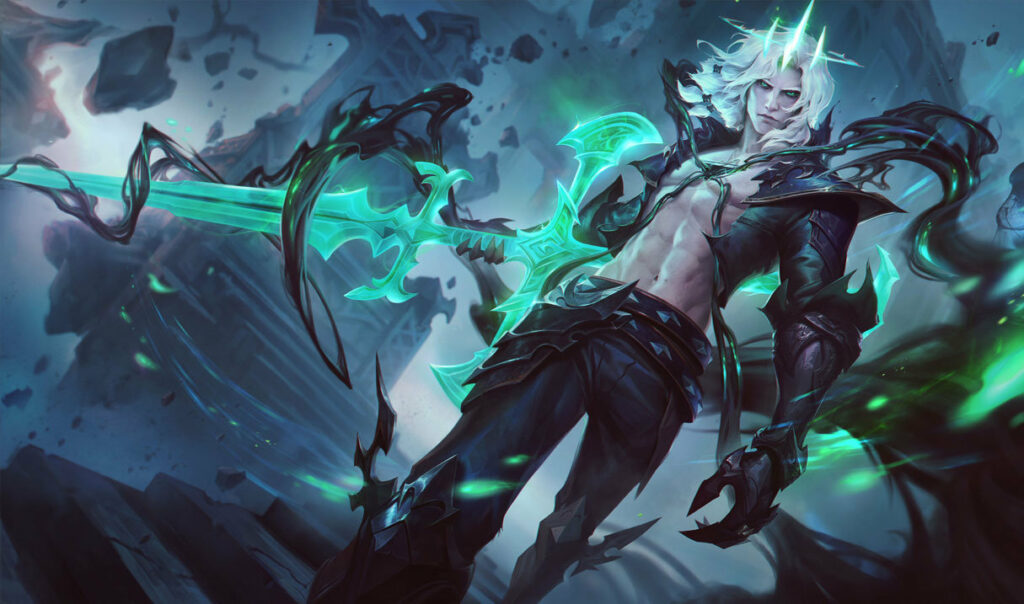 LoL-Champion Viego original Splashart offizielle Tapete