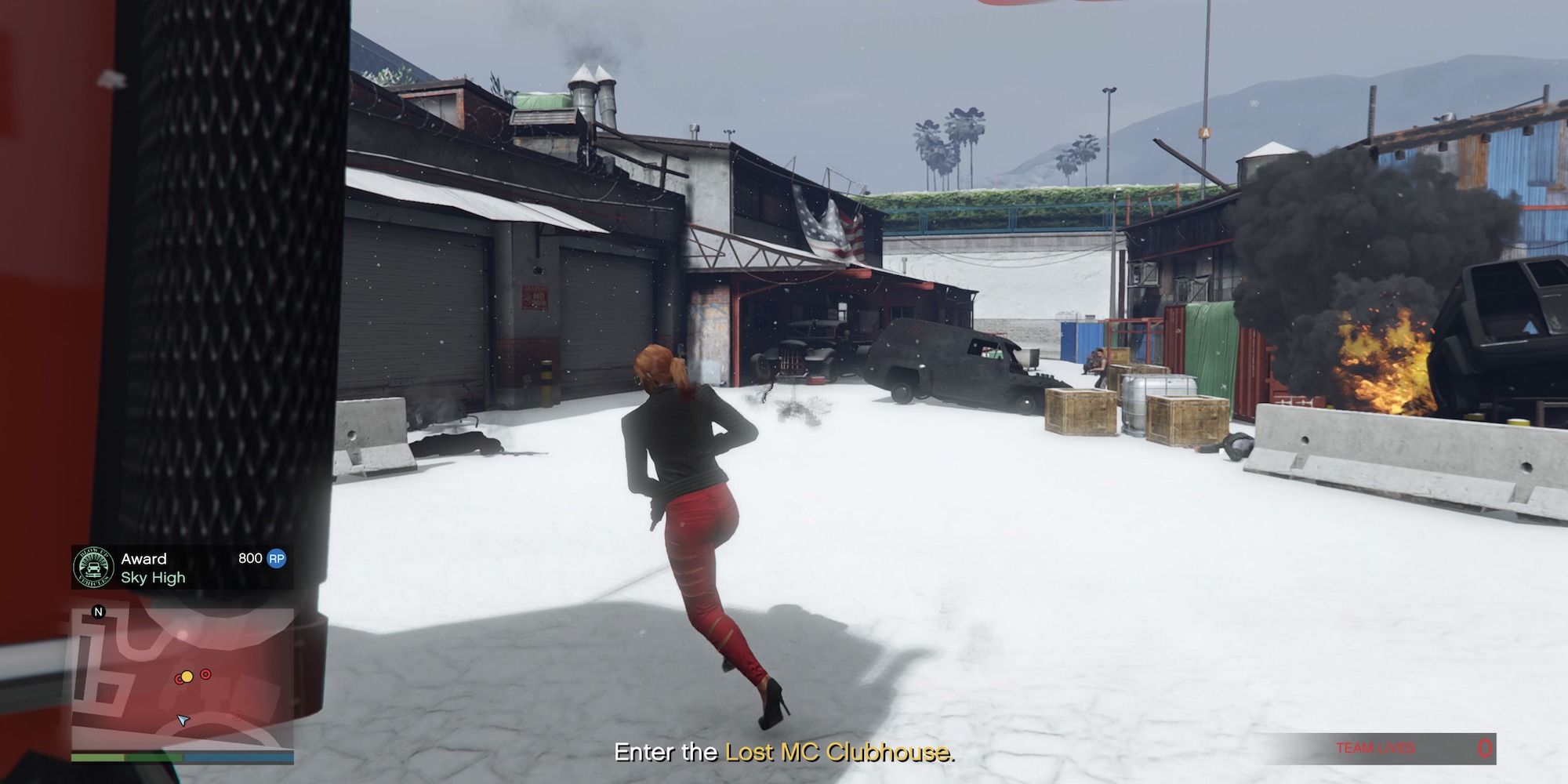 GTA Online-Shootout im Clubhaus von Lost MC