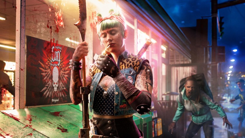 Dead Island 2 Survivor Dani ist ein irischer Punkrocker mit einem Roller-Derby-Match zu fangen