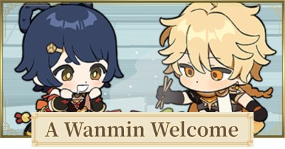 Ein Wanmin-Willkommen