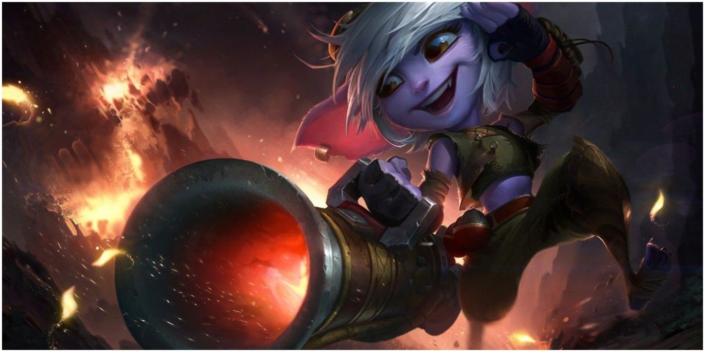 Tristana mit ihrer Waffe