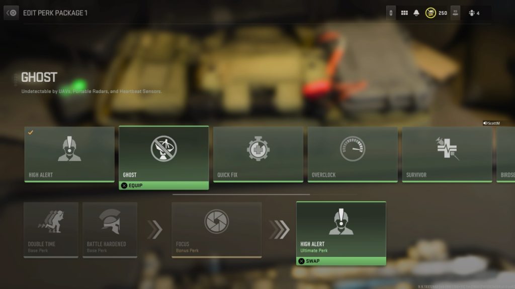 Ghost bester Perk für Kills hinter mw2