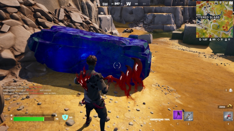 Wie man mit Kinetic Ore in Fortnite Distanz zurücklegt