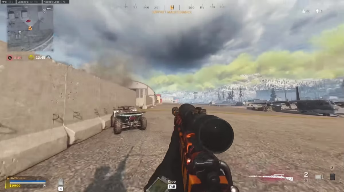 Quickscope in Call of Duty Warzone