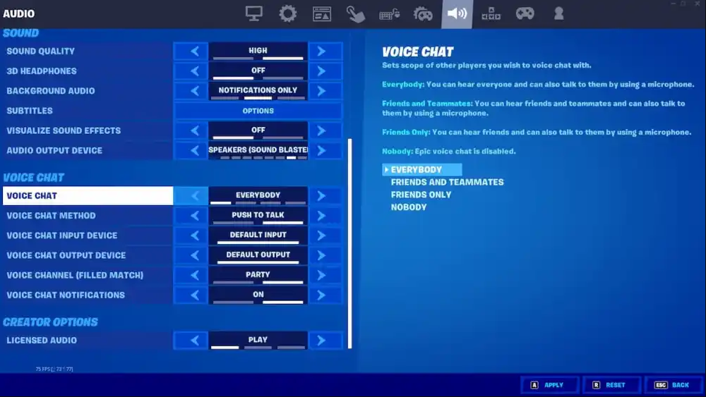 So chatten Sie plattformübergreifend in Fortnite