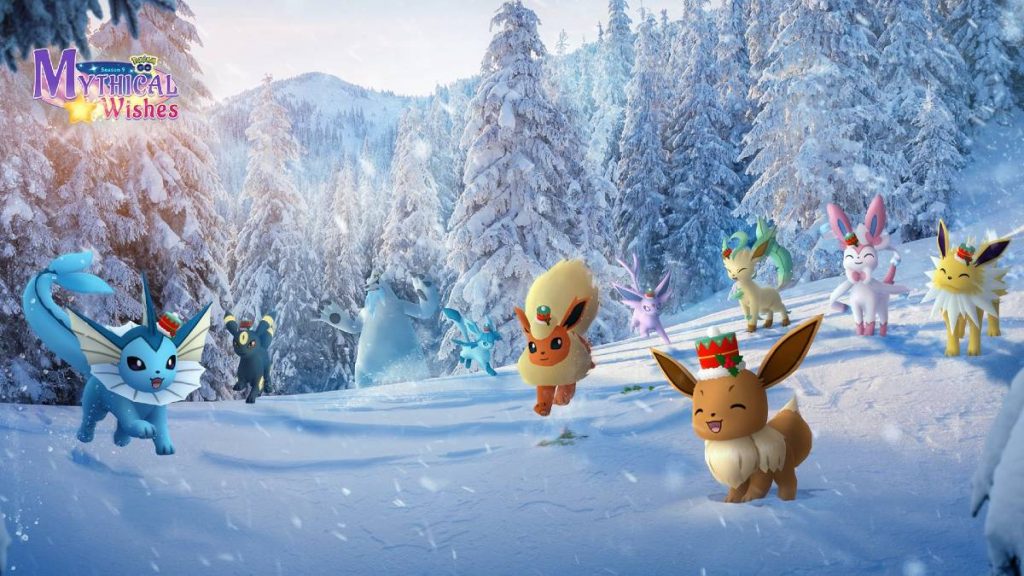 Pokemon GO Winterurlaub Evoli