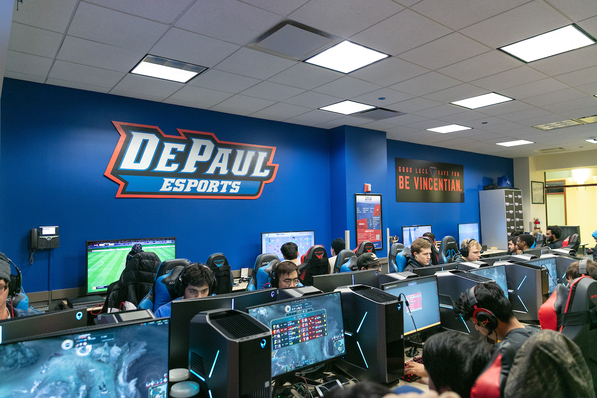 Esports-Lounge bei DePaul
