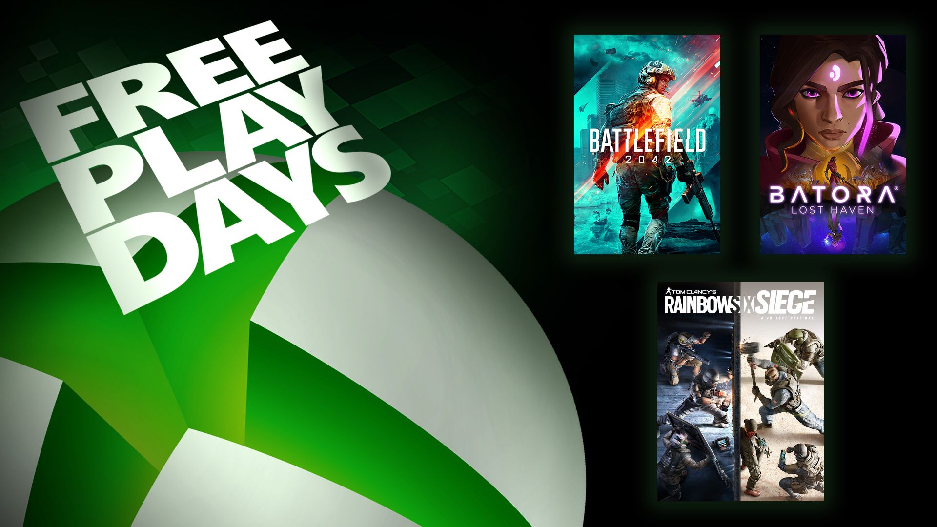 Kostenlose Spieltage – Battlefield 2042, Batora: Lost Haven und Rainbow Six Siege