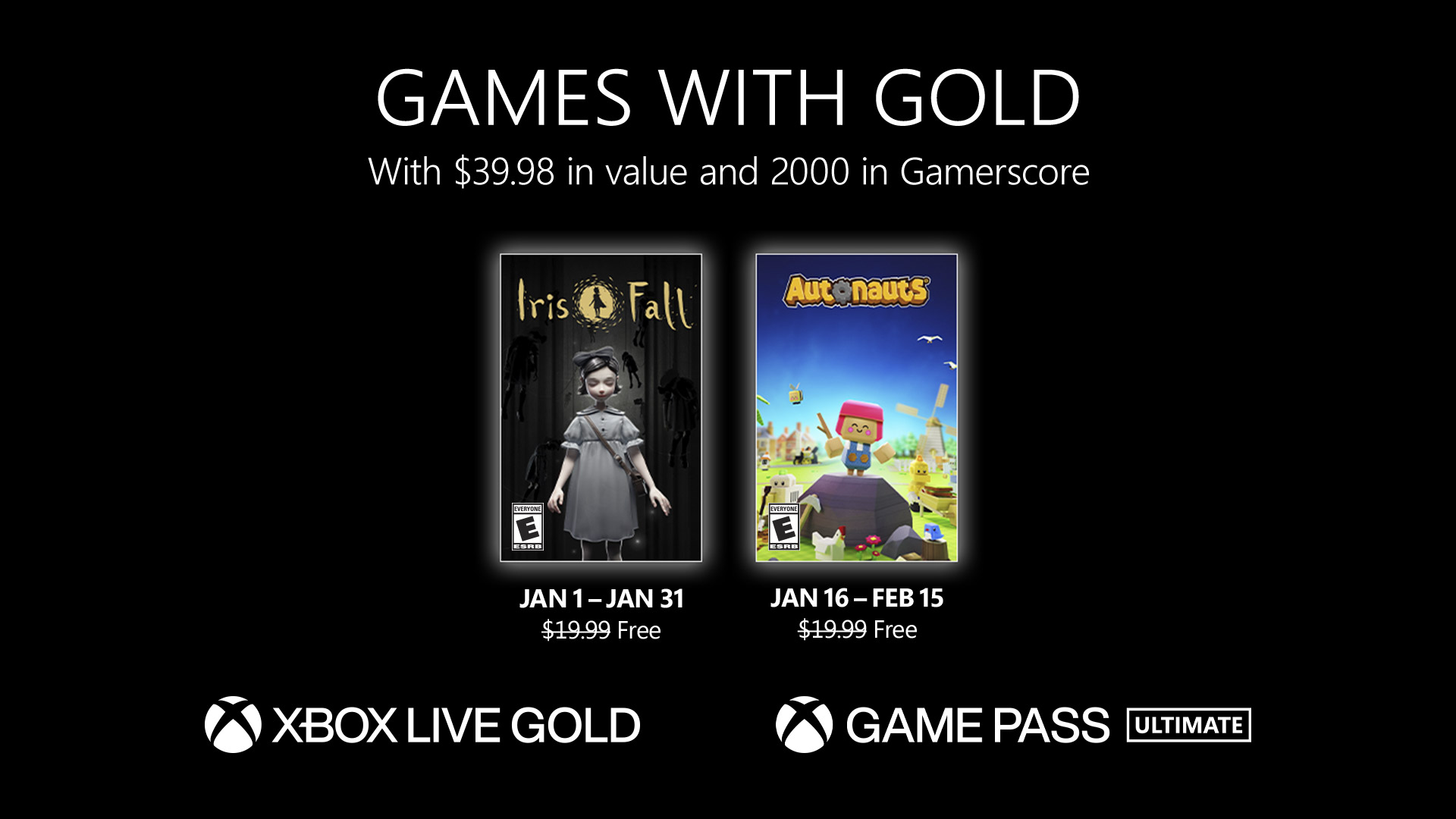 Neue Spiele mit Gold für Januar 2023