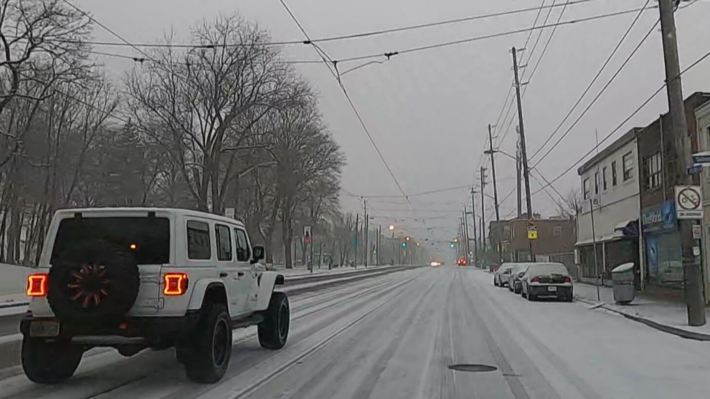 Schnee, eisiger Nieselregen traf Teile des GTA