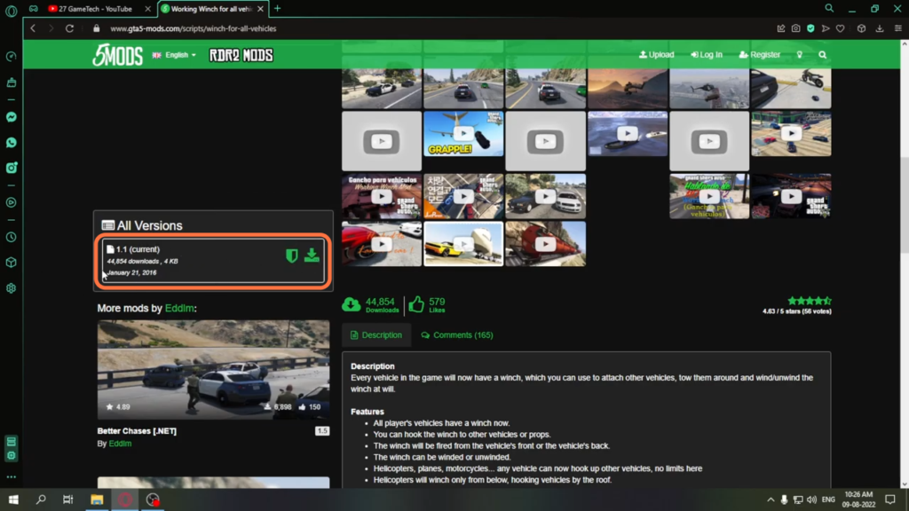 So installieren Sie die funktionierende Winde für alle Fahrzeuge in GTA