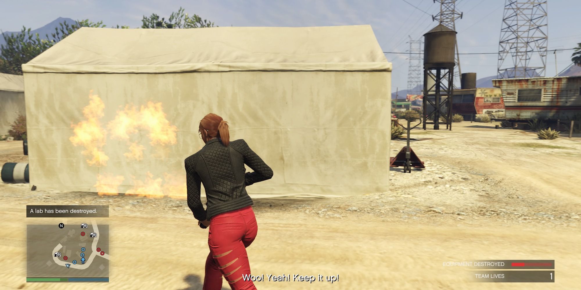Grand Theft Auto Online Zerstörung von Laborgeräten