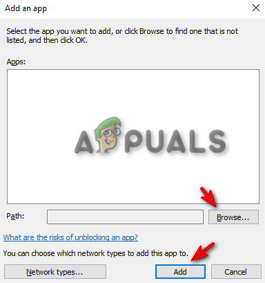 Spieledatei zur Windows-Firewall hinzufügen