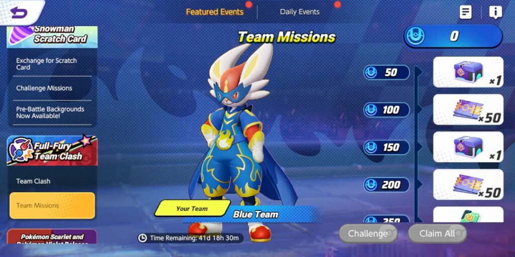Pokémon Unite Full-Fury Team Clash Event Guide