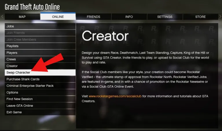 So wechseln Sie die Charaktere in GTA 5 Online
