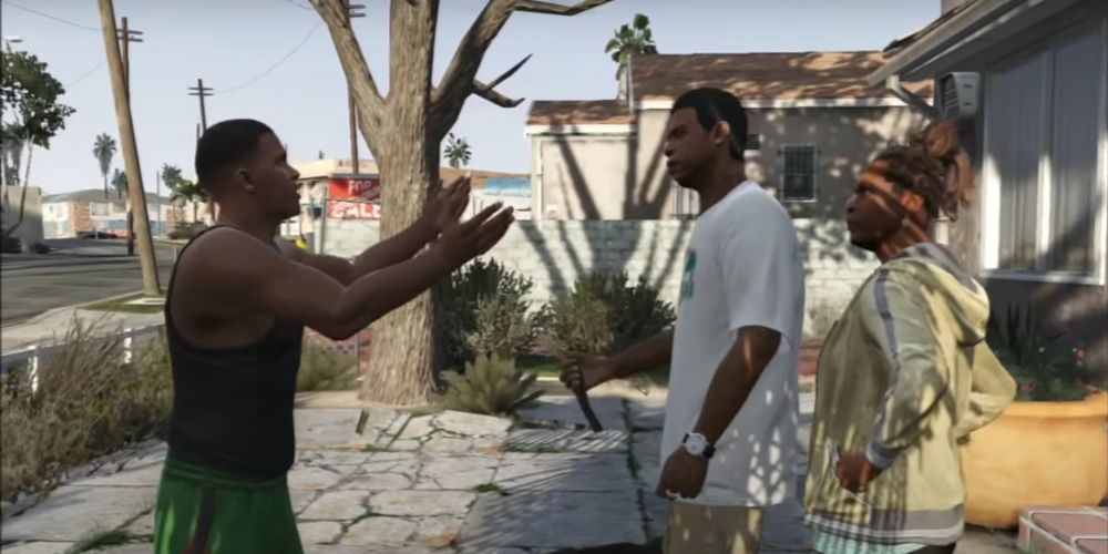 Franklin spricht mit Denise in GTA V