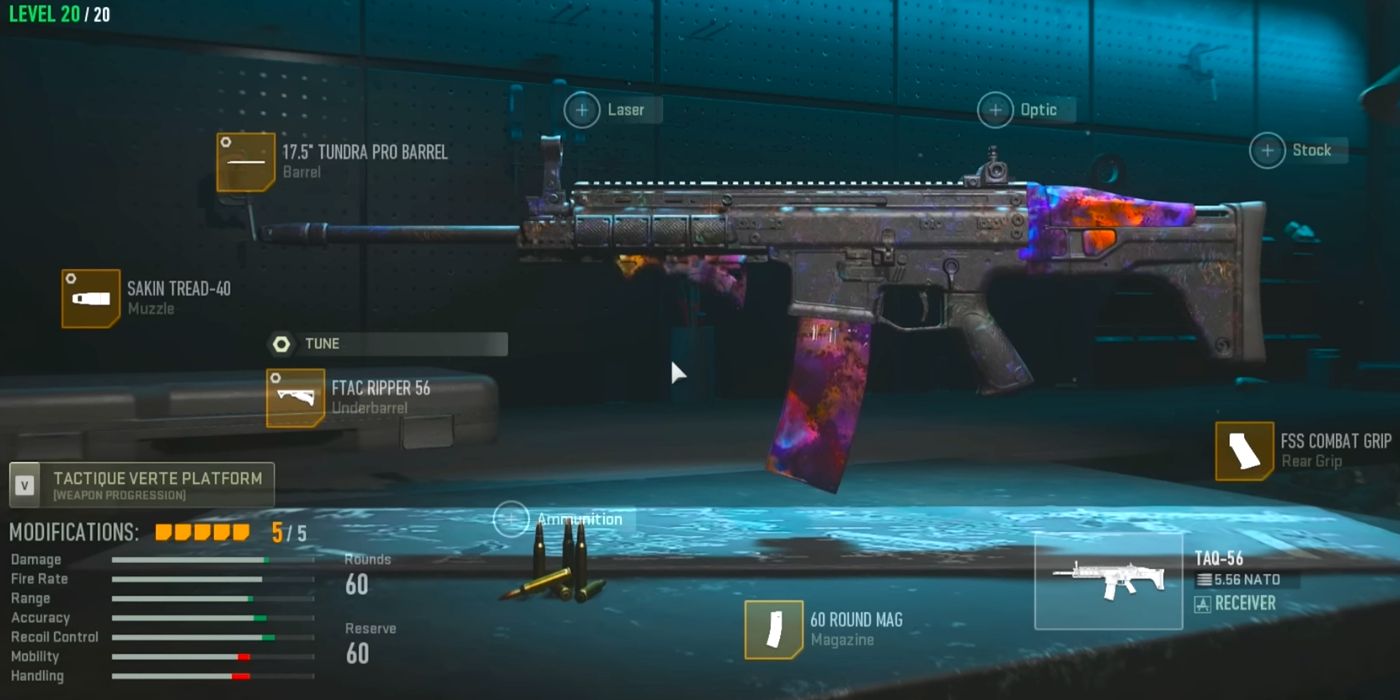 TAQ-56 Loadout in Warzone 2 Staffel 1 Bezogen von YouTuber Klubo