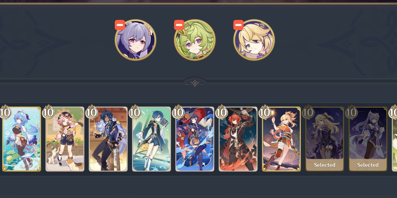 Genshin Impact TCG Keqing Collei Fischl-Deck