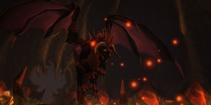 Onyxia, der fliegende Drache im World of Warcraft-Videospiel
