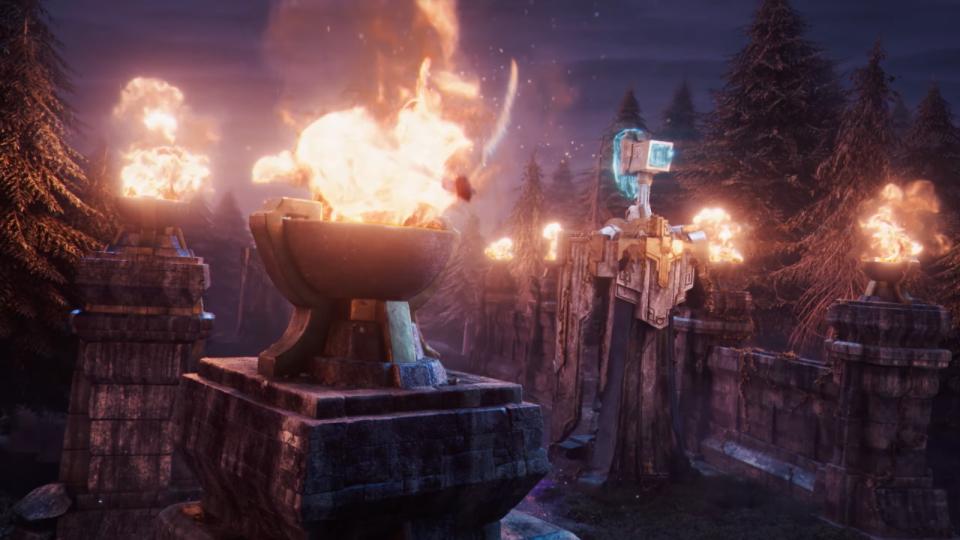 The Brink of Infinity der LoL-Saison 2023: Hier gibt es nichts zu sehen.  Es sei denn, eine leere First-Person-Perspektive der Kluft der Beschwörer inspiriert Sie.  (Foto: Riot Games)