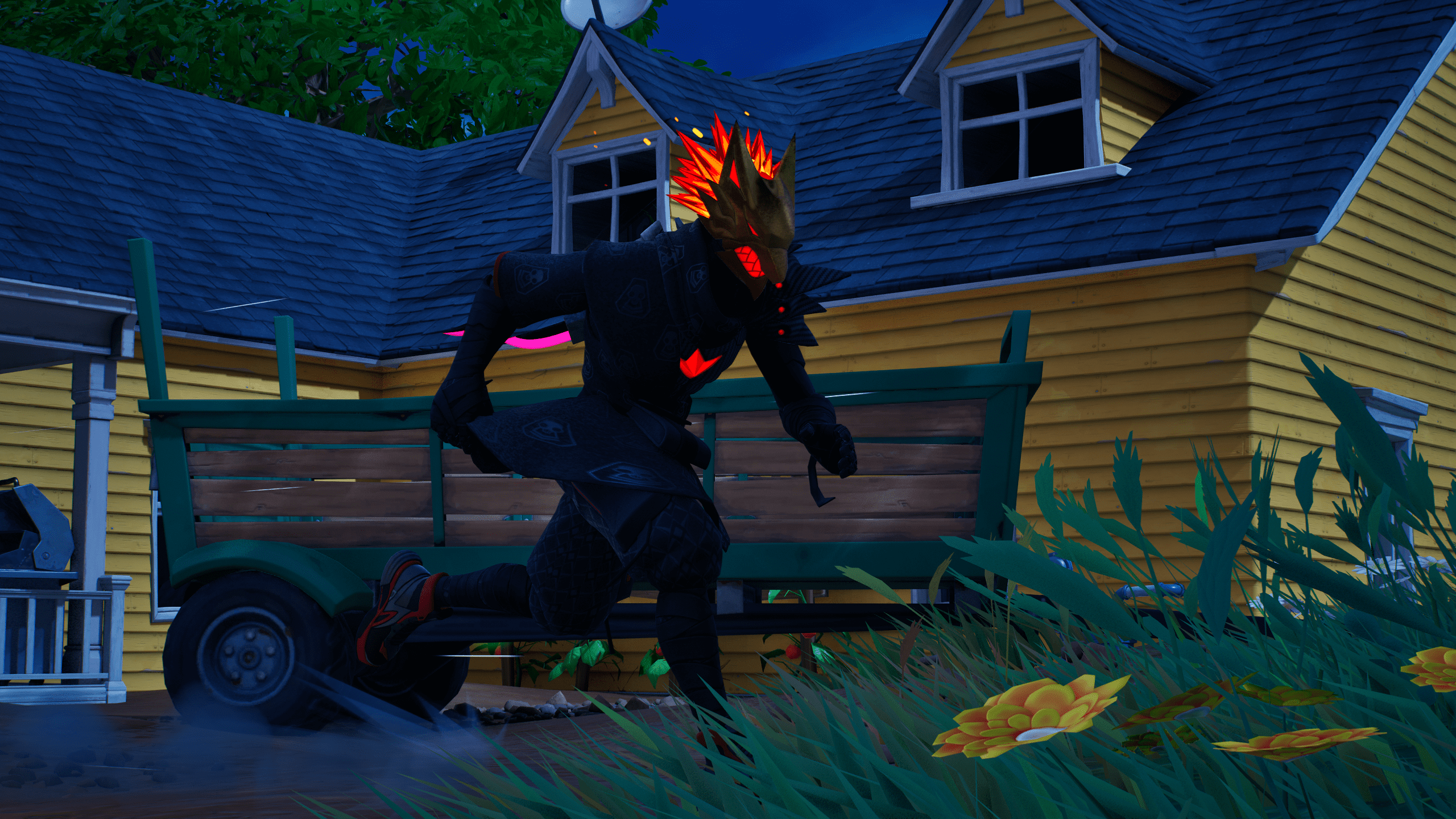 Vierzehn Tage Fortnite-Charakter läuft