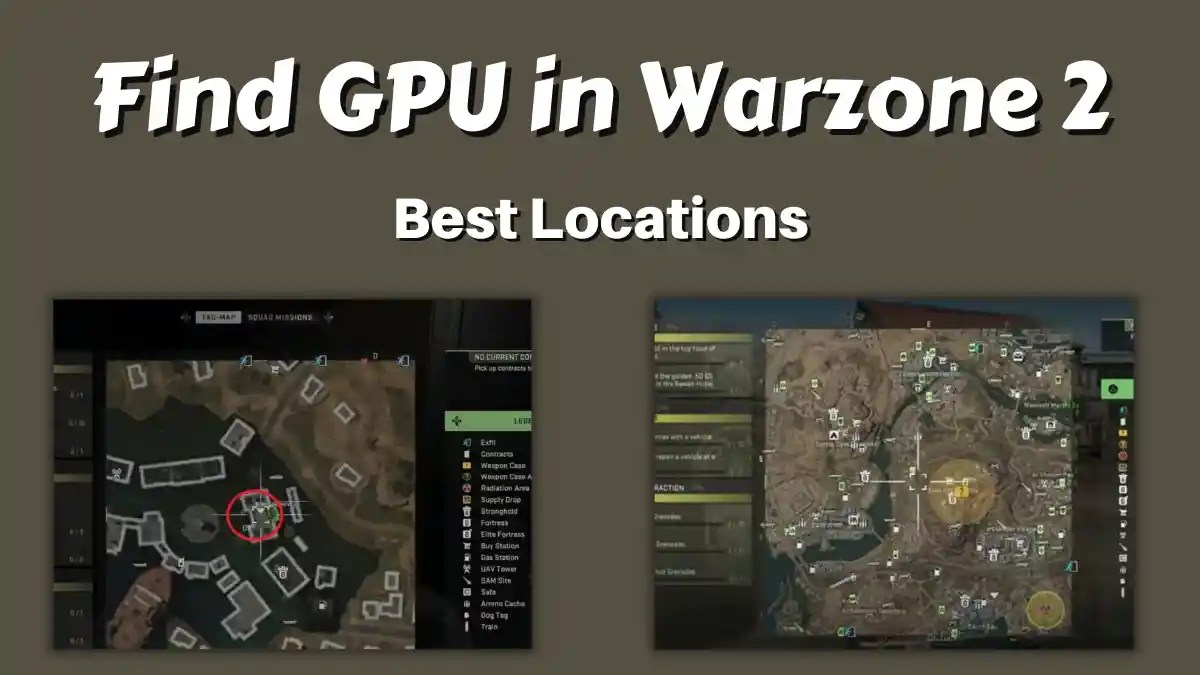 Bester Ort, um GPU in Warzone 2 ohne Schlüssel (DMZ) zu finden